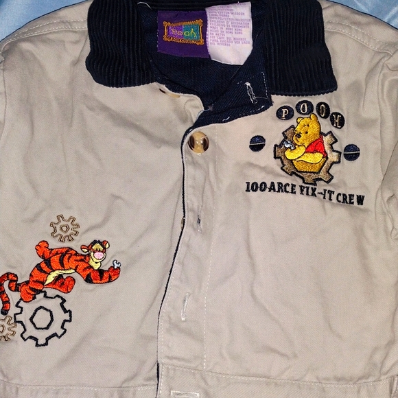 Winnie the Pooh Button Up Jacket - Picture 2 of 4